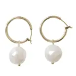 Geometric Pearl Earrings Ins Style Light Luxury Elegant Drop