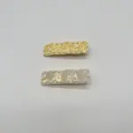 珍珠发夹可爱少女醋酸鸭嘴夹波浪镶珍珠侧边夹高级感刘海夹发饰