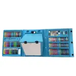 208-Piece Kids Art Drawing Set Double Board Watercolor Crayons