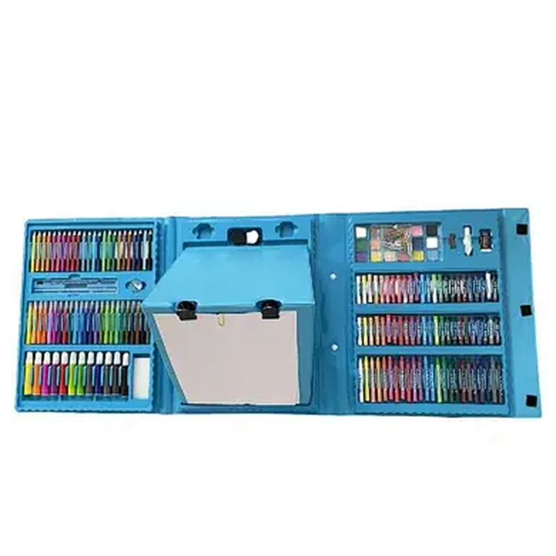 208-Piece Kids Art Drawing Set Double Board Watercolor Crayons
