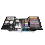 145-Piece Double-Layer Aluminum Kids Art Drawing Set