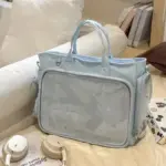 Sea Salt Blue Ita Backpack Korean Style Low-Saturation Bag