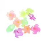 小号花边透明陀螺 手拧彩色塑料小陀螺幼儿园礼品