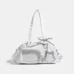 ドット柄 痛バッグ 韓国風 星柄 PU ショルダー・斜め掛け 推し活バッグ