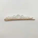透明串珠发夹泡泡珠法式复古弧形弹簧夹刘海夹头饰女
