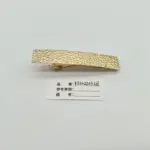 锤纹肌理金色发夹法式复古宽版弹簧顶夹气质后发夹头饰女